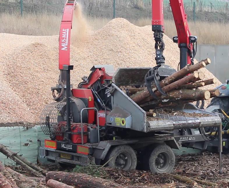 wood chipping